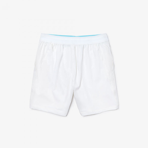 Lacoste (kids white/sky blue shorts)