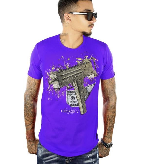 Avenue George (purple /gold Crewneck t-shirts )