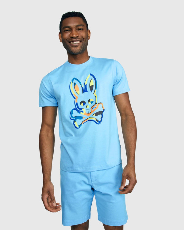 Psycho bunny (mens clear sky binns graphic t-shirt)