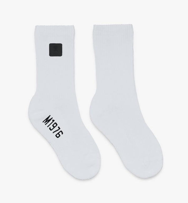 MCM (white 1976 Logo Plate Socks)