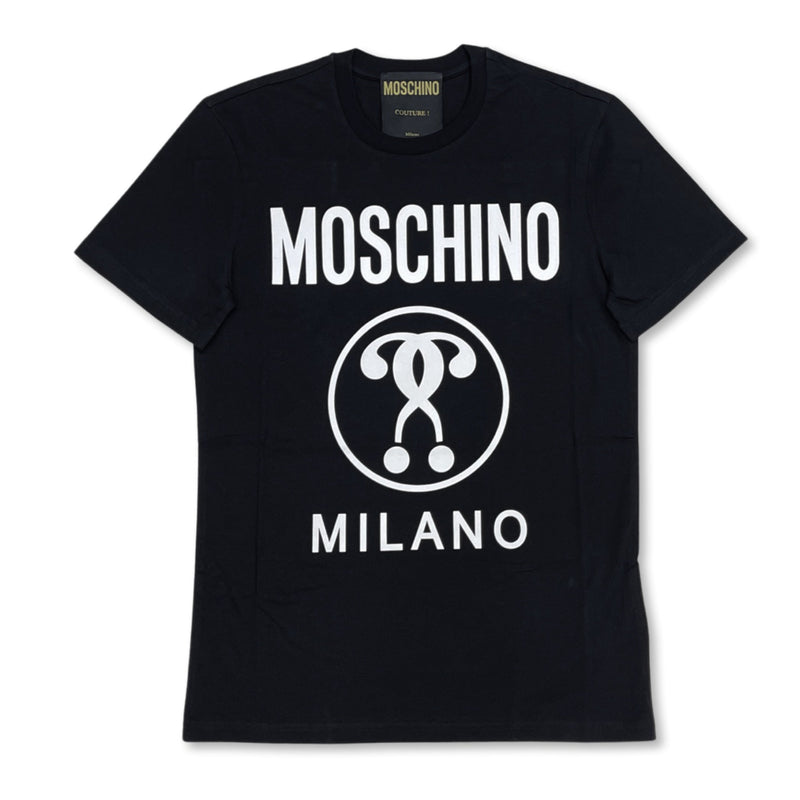 Moschino (black double question mark jersey t-shirt)