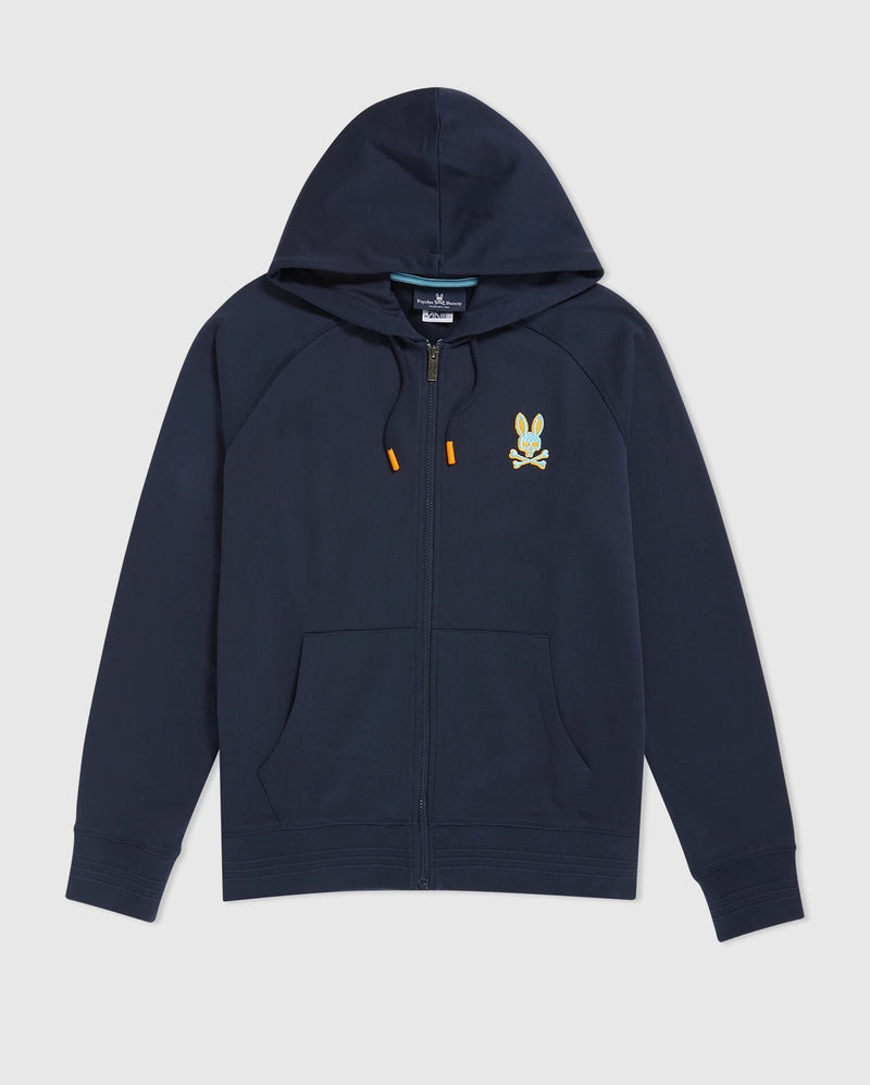 Psycho bunny ( mens navy Bennett full zip hoodie)