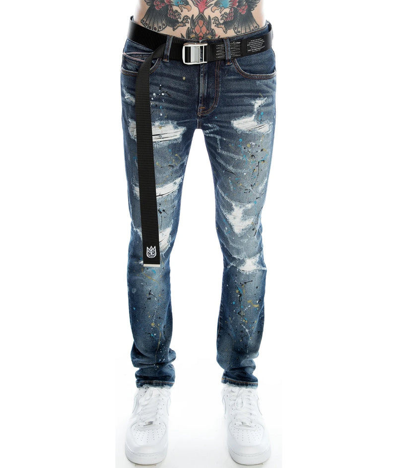 Cult of individuality (blue punk super skinny jean)