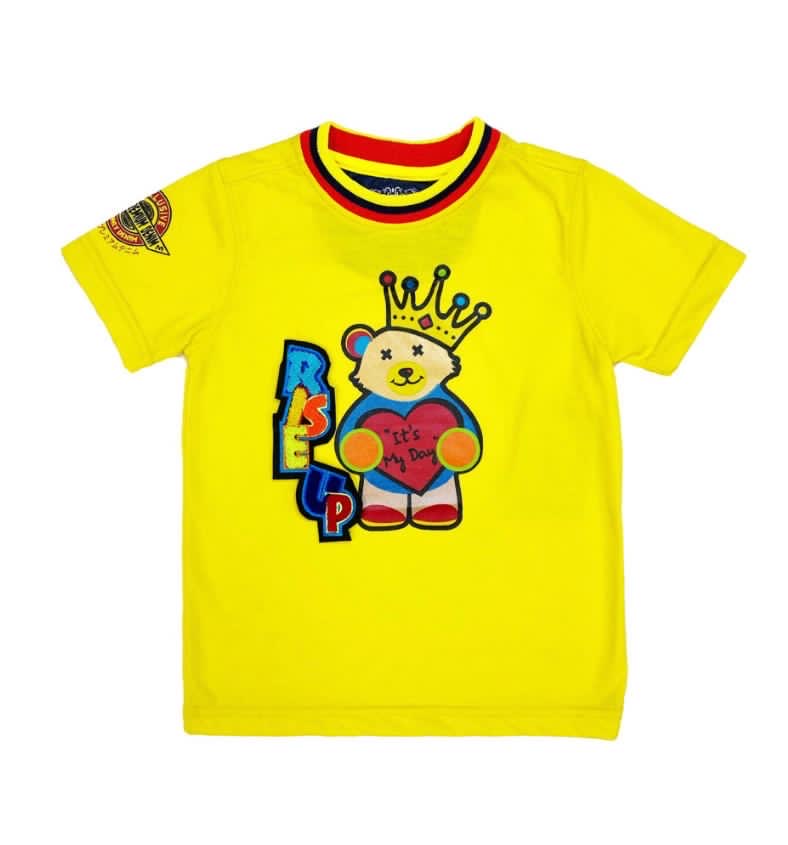 Elite denim  (kids yellow/red/black t-shirt)