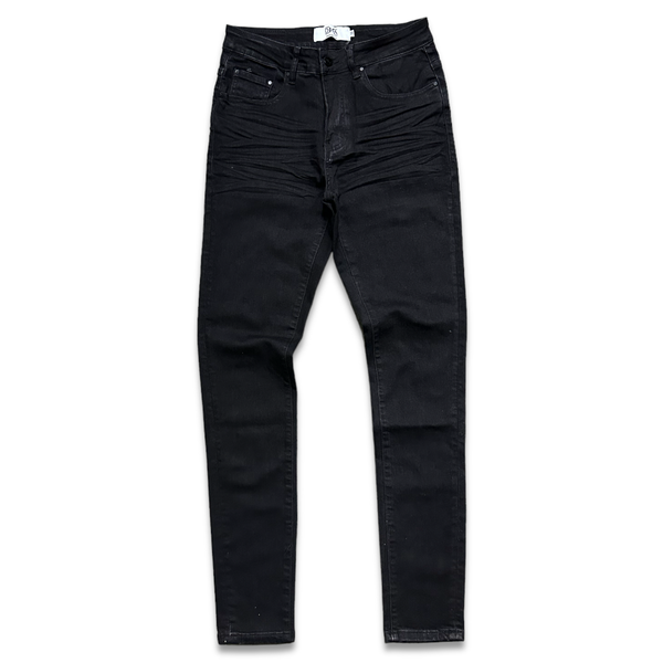 Dna premium (black  handcraft skinny plain jean)