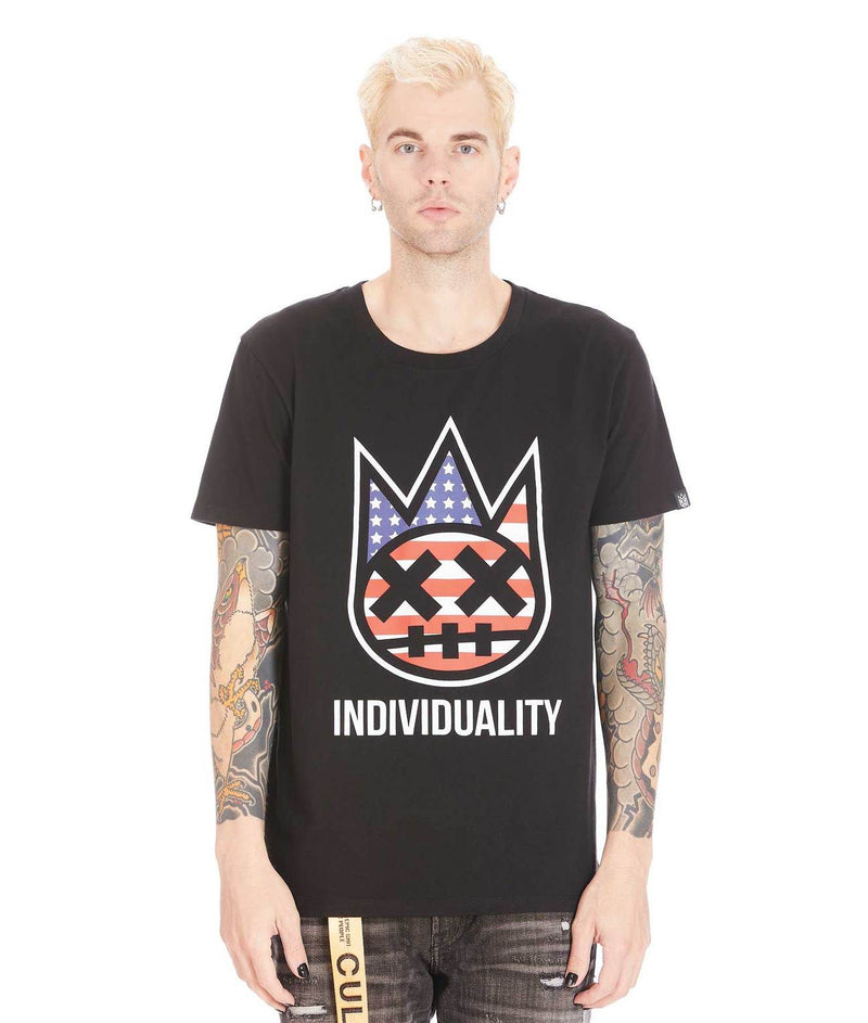 Cult of individuality (black teddy bear short sleeve t-shirt)