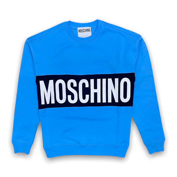 Moschino (blue Moschino sweater)