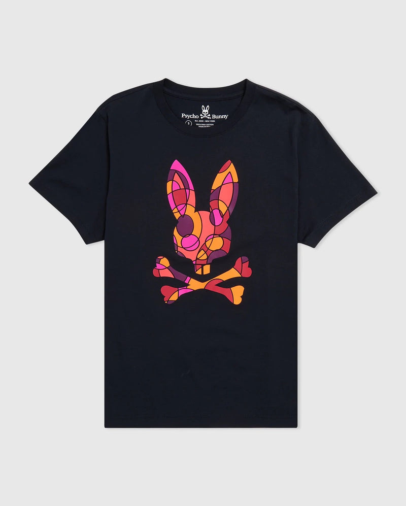 Psycho bunny (mens navy  Darwin graphic t-shirt)
