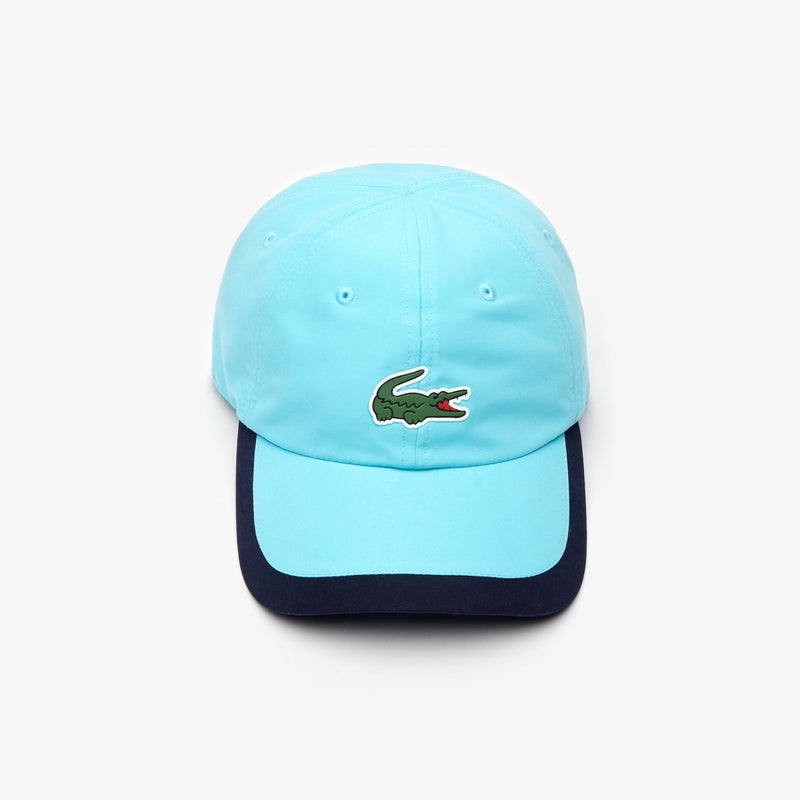 Lacoste men's blue/navy croc gabardine cap
