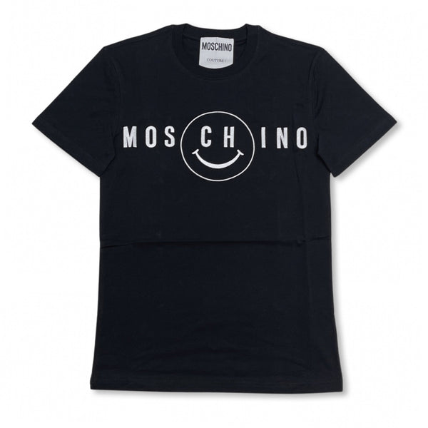 Moschino (black smiley organic cotton t-shirt)