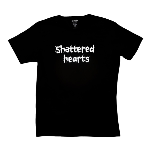Shattered hearts (black “ burn your sin away t-shirt)