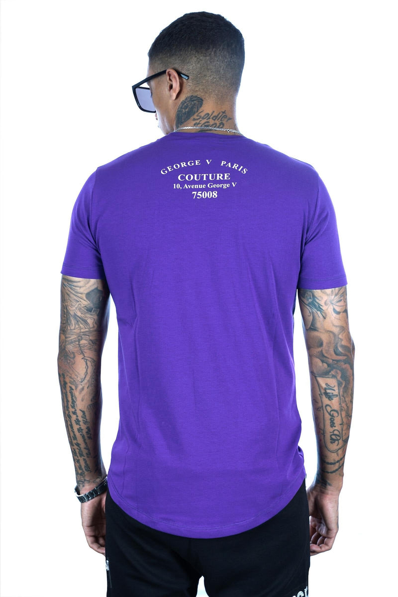 Avenue George (purple /gold Crewneck t-shirts )