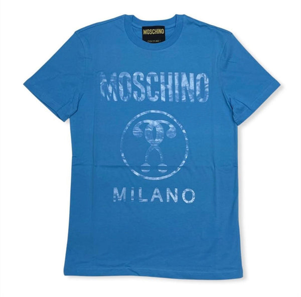 Moschino (blue double question mark jersey t-shirt)