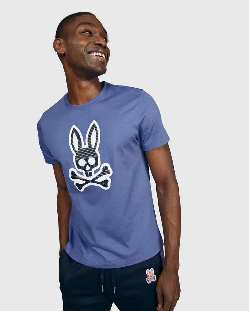 Psycho bunny (mens harbour Liam violet t-shirt)
