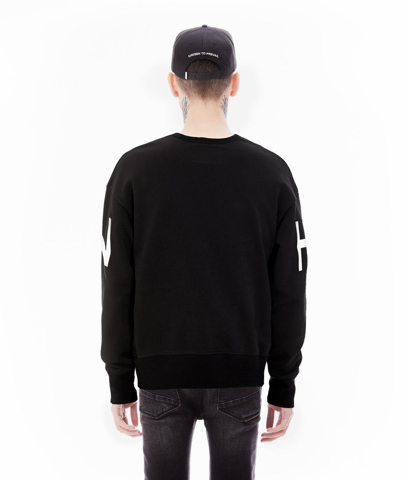 Hvman (black crewneck sweater)