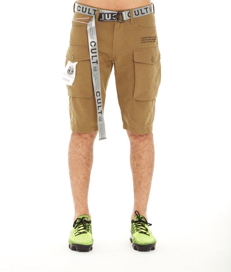Cult of individuality  (Taupe cargo short)