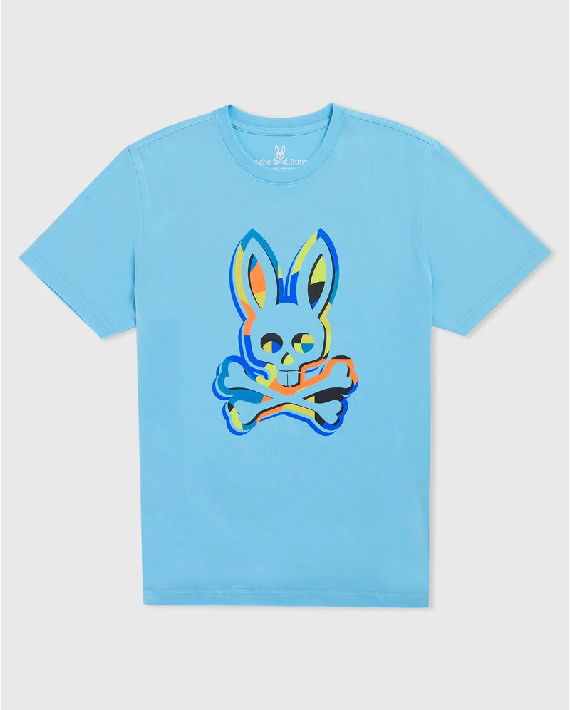 Psycho bunny (mens clear sky binns graphic t-shirt)
