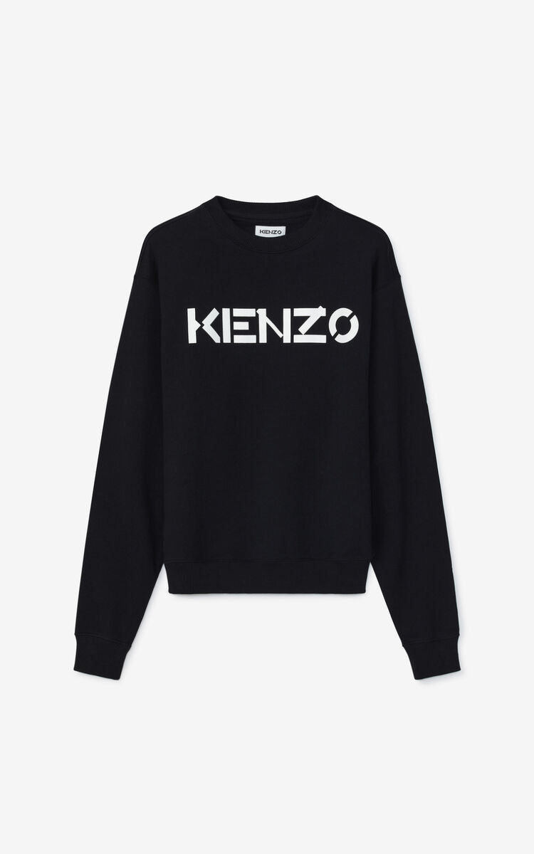 Kenzo (black/white “kenzo Logo sweater)
