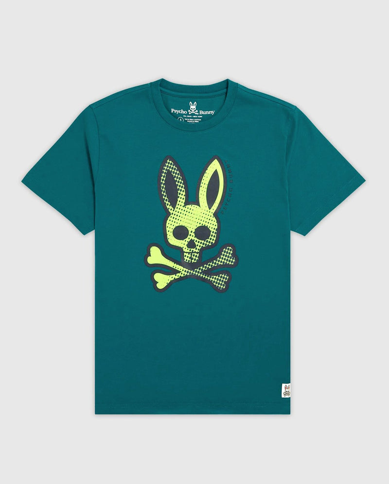 Psycho bunny (men’s harbor blue Denton  graphic t-shirt)