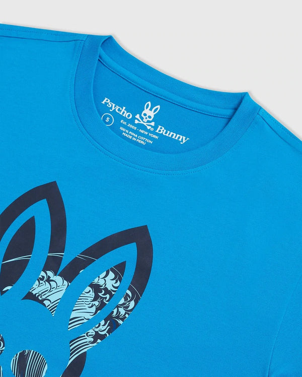 Psycho bunny (mens seaport blue Thames graphic t-shirt)