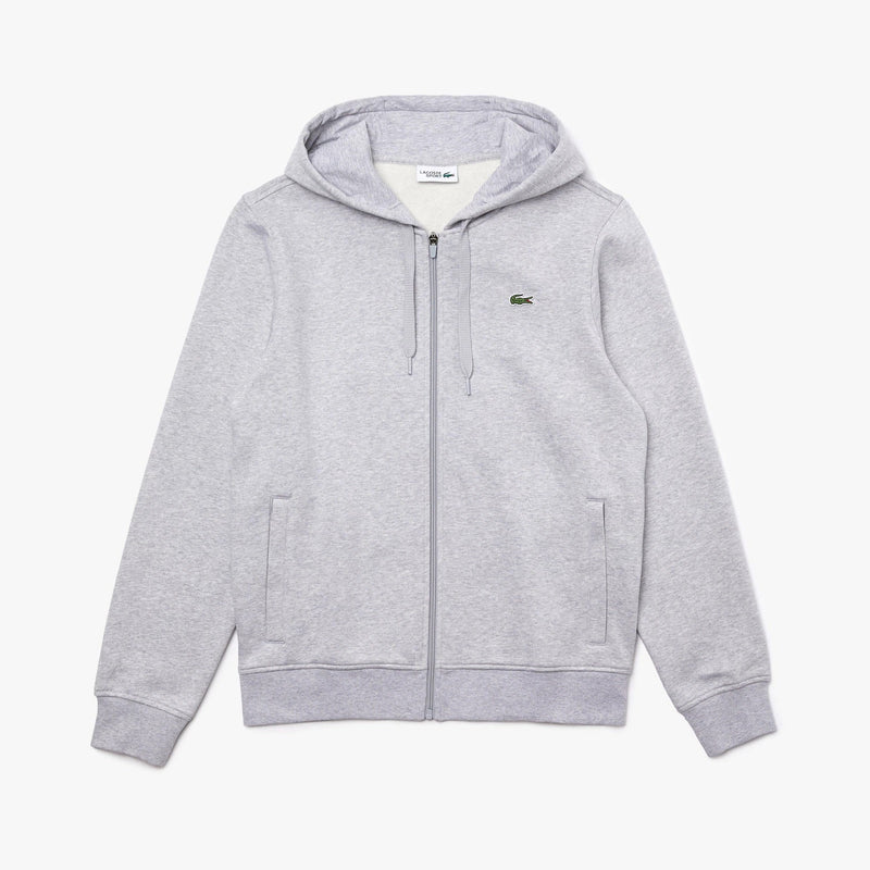 Lacoste (Grey men’s sport fleece hoodie)