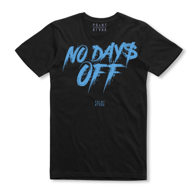 Point blank (black “ no day’s off t-shirt)