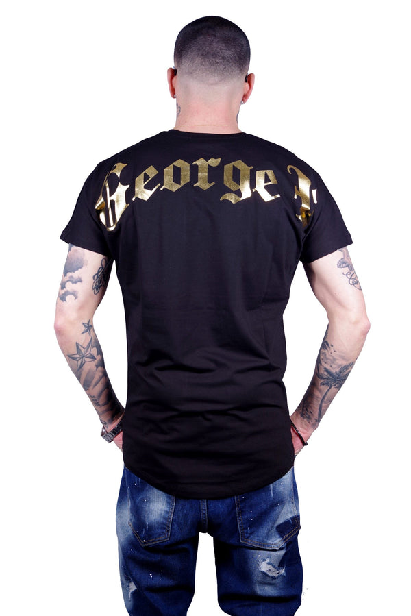 Avenue George (Black/Gold crewneck t-shirts)