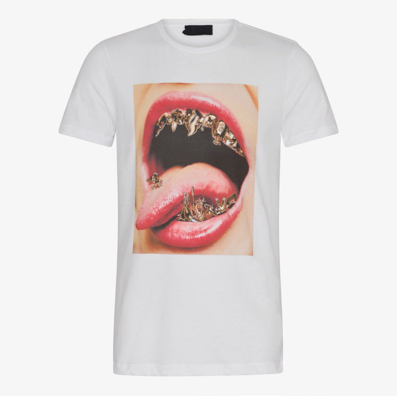 RH45 (white tongue -t-shirt )