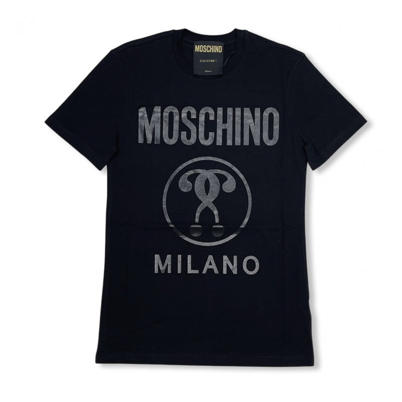 Moschino (black double question mark jersey t-shirt)