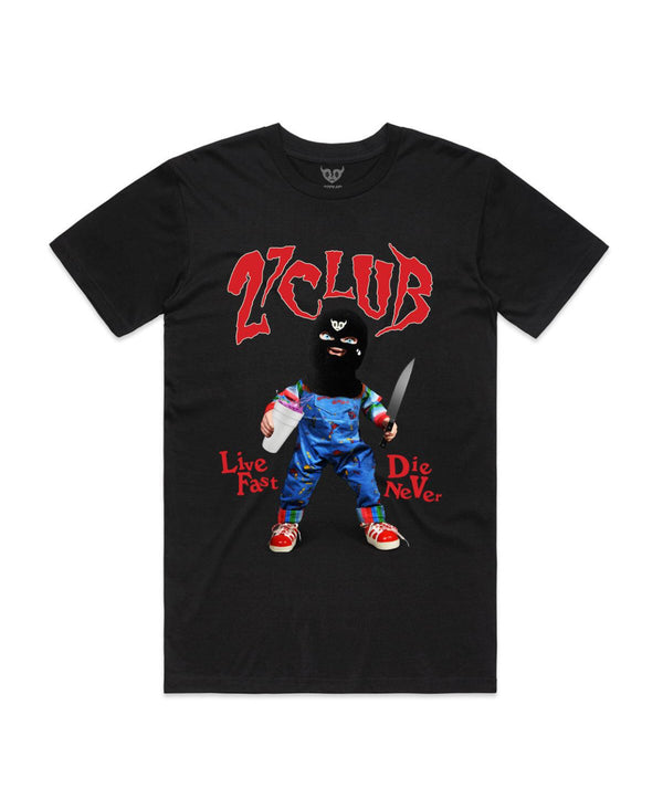 27Club (black “lean chuck t-shirt)