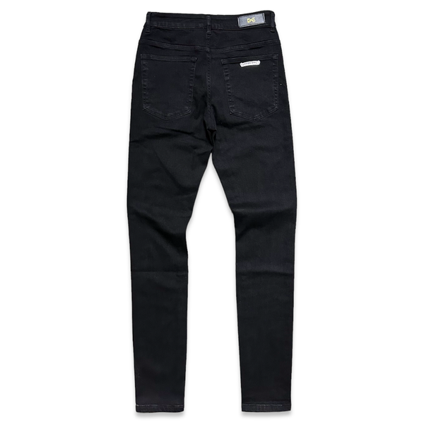 Dna premium (black  handcraft skinny plain jean)