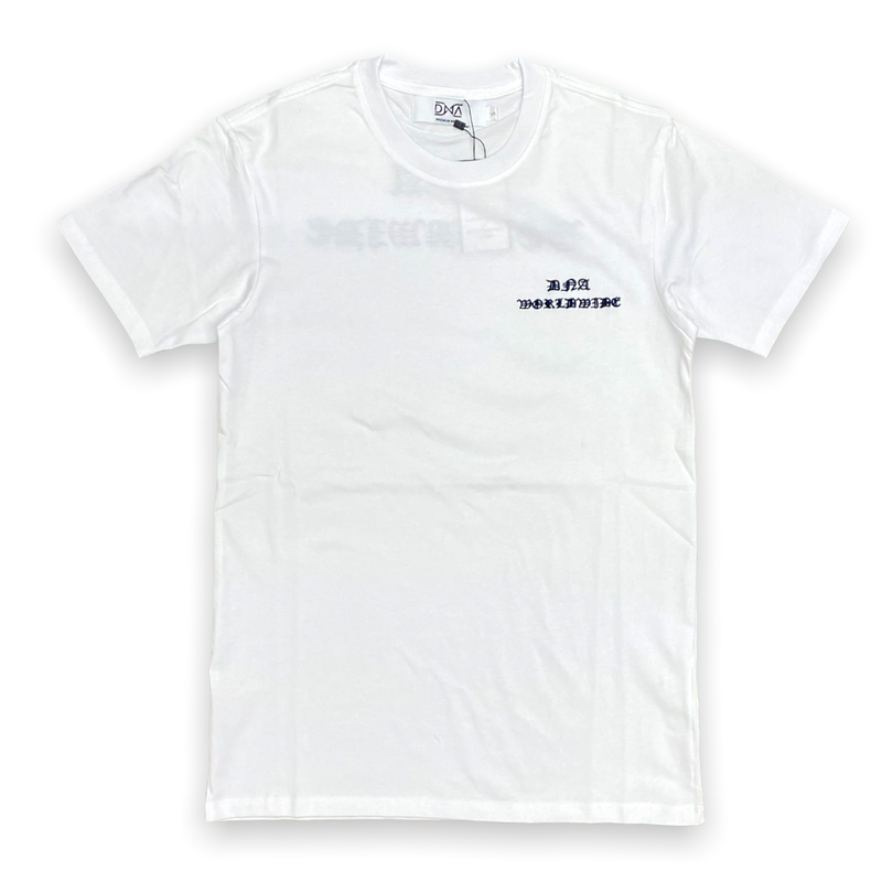 Dna premium (white/navy “worldwide t-shirt)