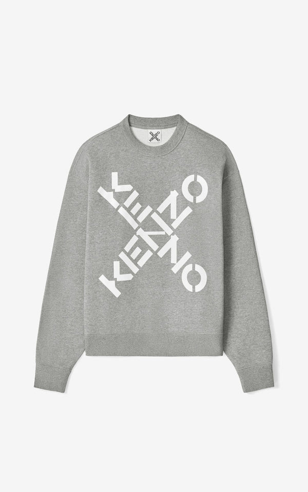 Kenzo (Grey sport big x sweater)