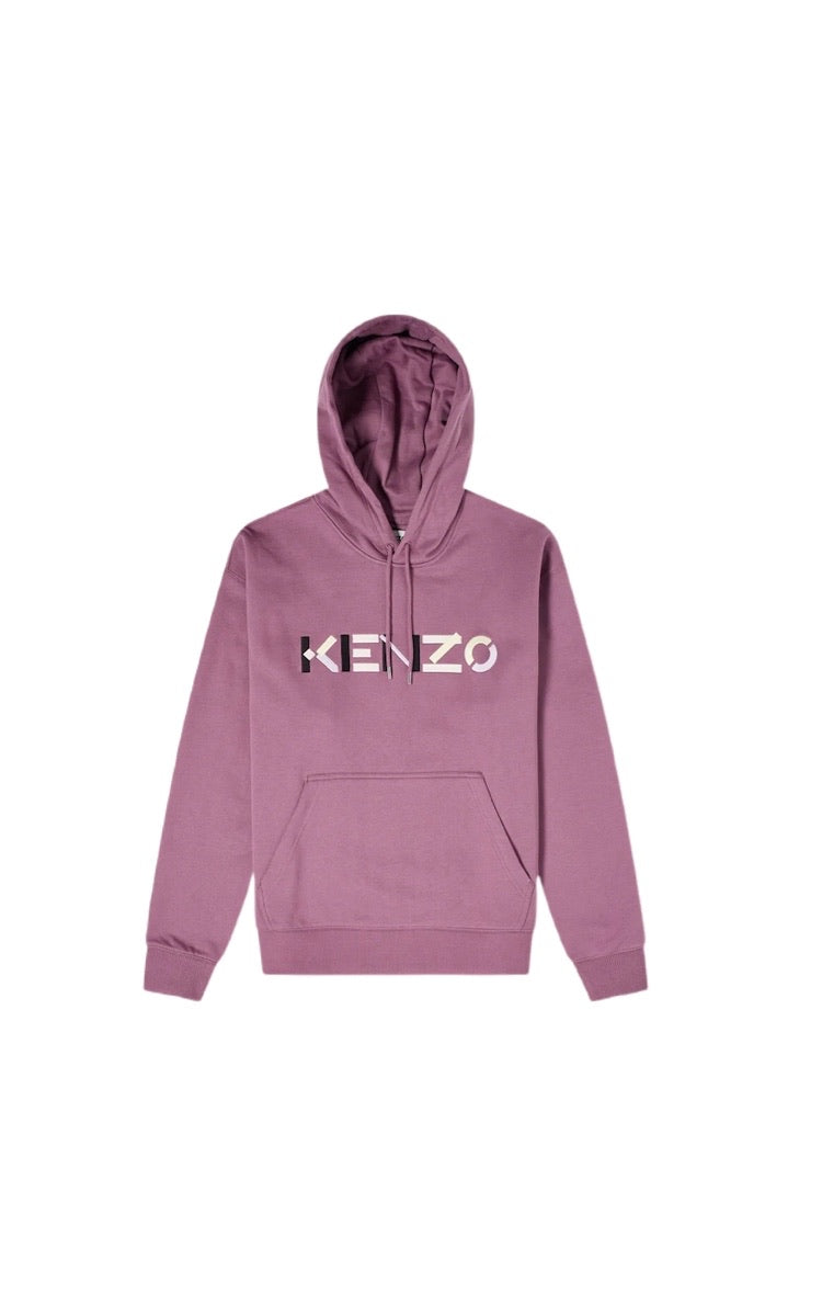 Kenzo (purple multicolor “kenzo logo hoodie)