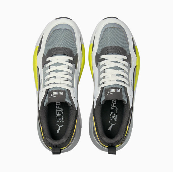 Puma (Grey /lime green x-ray 2 square sneaker)