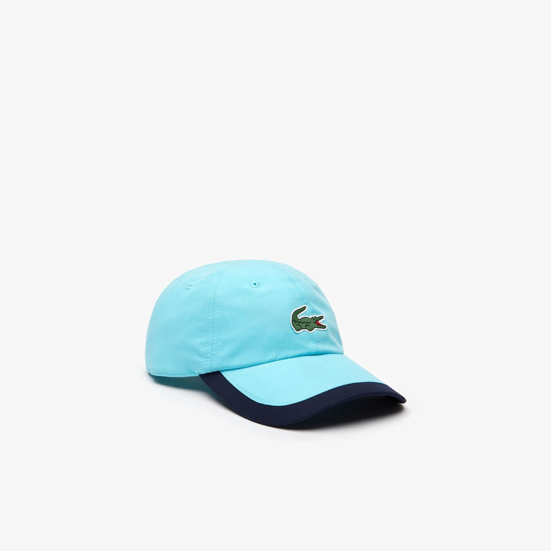 Lacoste men's blue/navy croc gabardine cap