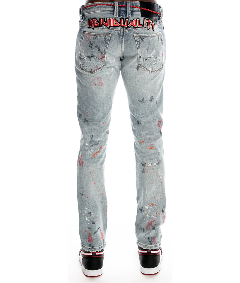 Cult of individuality (blue/multi denim jeans)