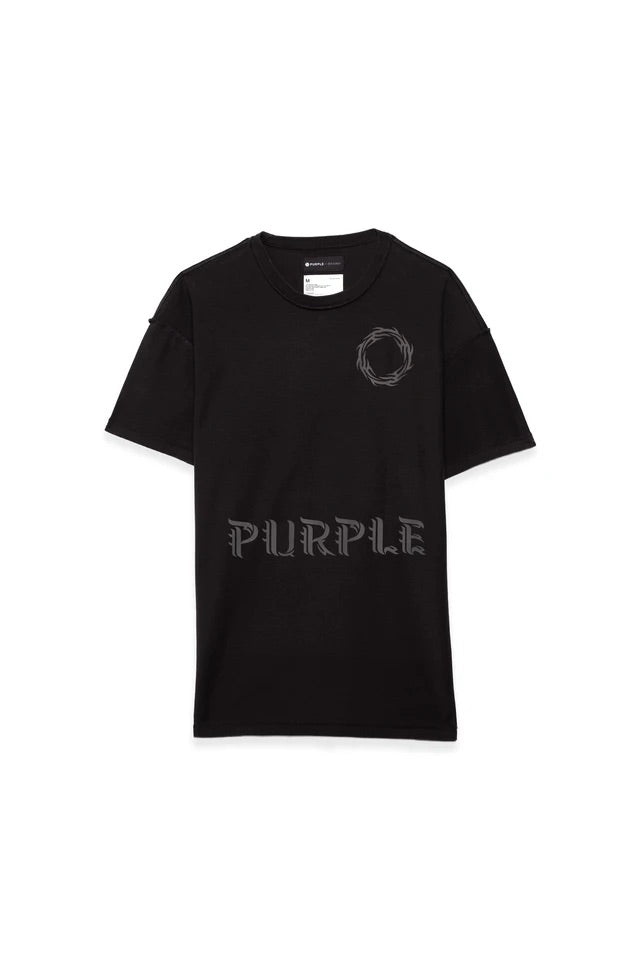 Purple brand (charcoal wreath relaxed fit tee)