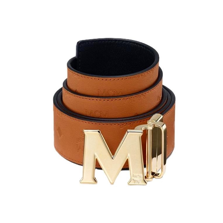 MCM (Claus M Reversible Belt 1.75" in Monogram Leather)