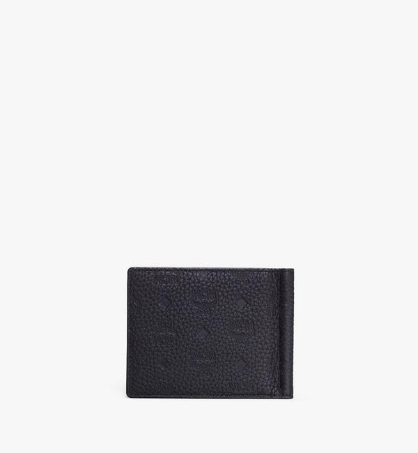 MCM (black Money Clip Wallet in Tivitat Leather)
