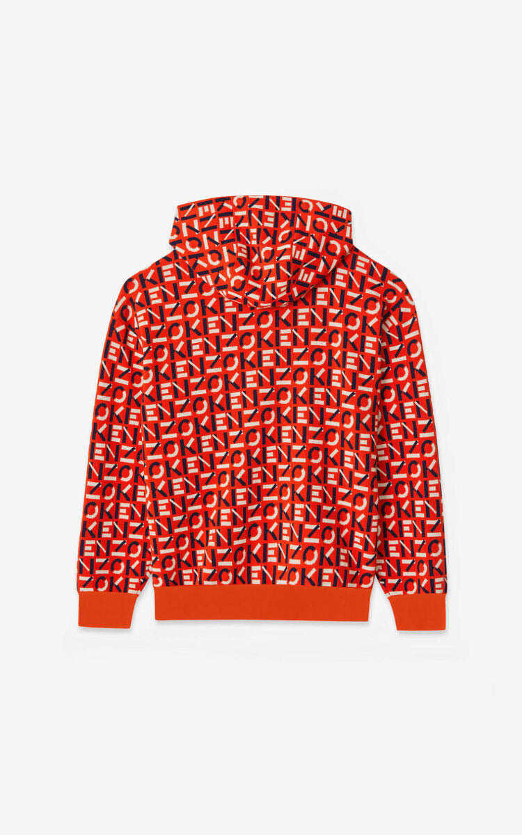 Kenzo (orange Sport monogram jacquard jacket) – Vip Clothing Stores