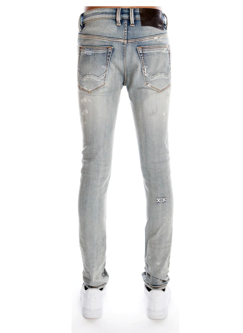 Cult of individuality (blue tripping punk super skinny stretch in jean)