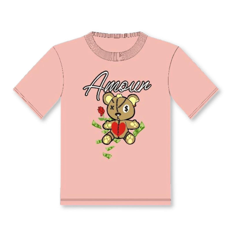 Focus (pink amour crewneck t-shirt)