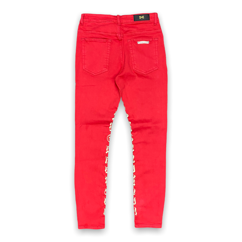 Dna premium (red/tan “worldwide skinny jean)