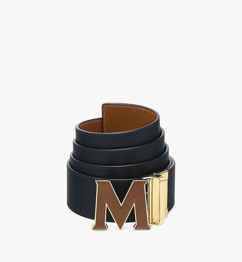 Mcm (Claus Leather Inlay M Reversible Belt 1.75” in Embossed Leather)