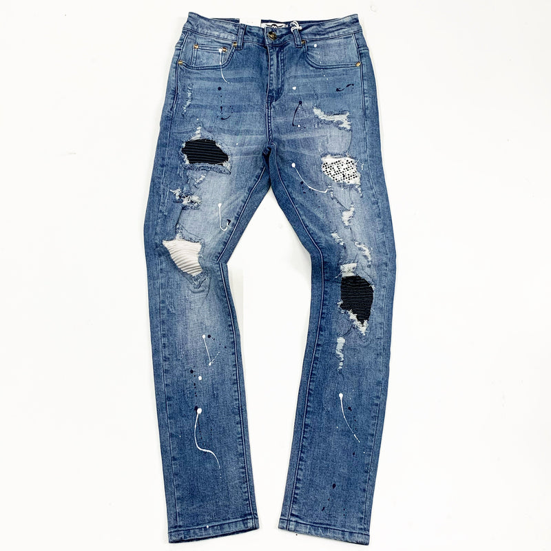 Ferrari Massari (blue/white wash jeans) – Vip Clothing Stores