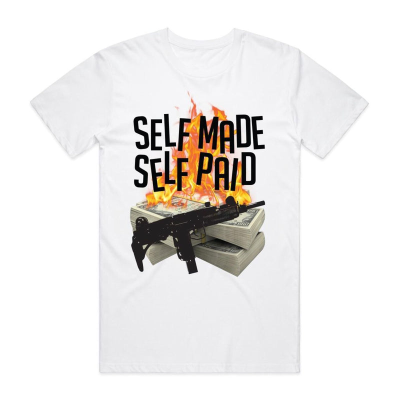 Streetwear (white “self made  t-shirt)