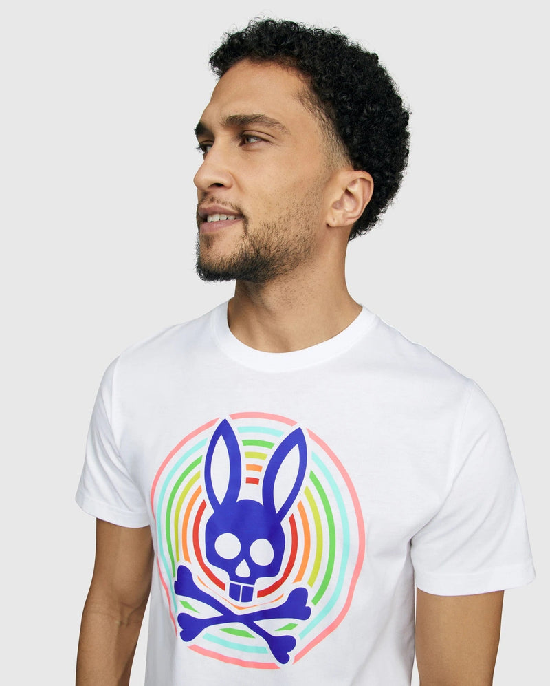 Psycho bunny (white mens Andrew t-shirt)