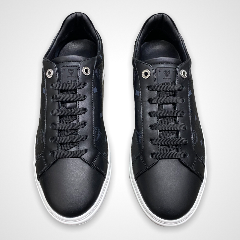 Black sales mcm sneakers