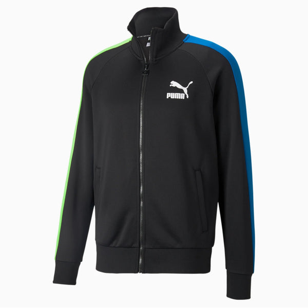 Puma (black/blue/ green iconic track jacket)